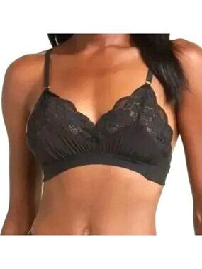 Free People HAH Revolve Ladies Lounge Bralette Noir Black XS NWT #80205